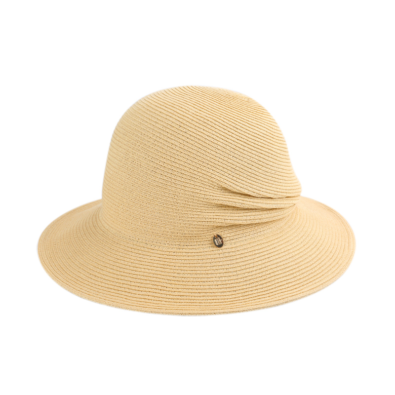 靈珑服飾文藝簡約焦下(xià)太陽帽 女夏 遮陽帽可折疊日系透氣草帽子