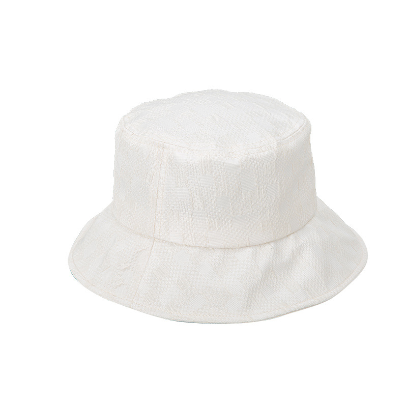 23新款漁夫帽遮陽防曬純色簡約女百搭桶帽布帽