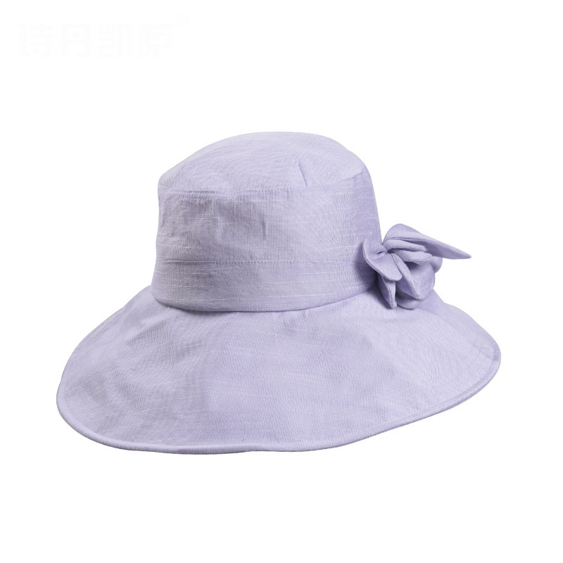 靈珑帽子女士夏天太陽帽戶外(wài)遮臉防曬遮陽帽可折疊沙灘帽